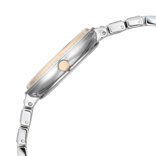 Titan Raga Spotlight 2.0 Quartz Analog 3Hands Display Pink Dial IPRG+Steel Look Color Strap Watch for Women - 95424KM01