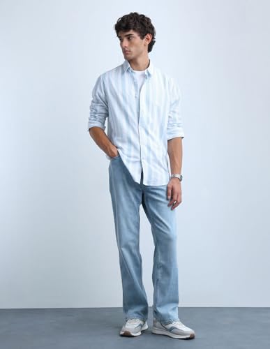 Vertical Striped Slim Fit Shirt