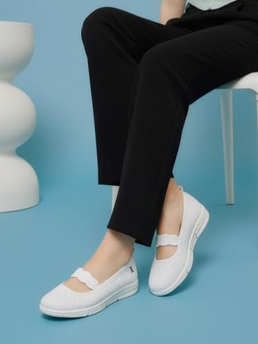 Carlton London Women Shoes,White,UK-7