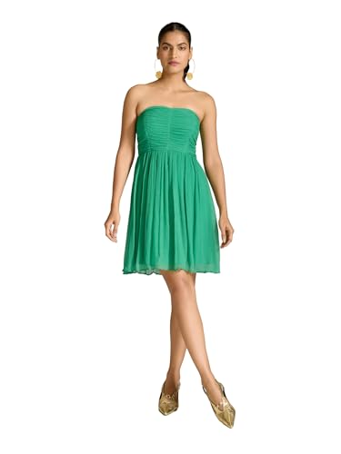 Label RITU KUMAR Emerald Xenia Sleevesless Solid Short Dress
