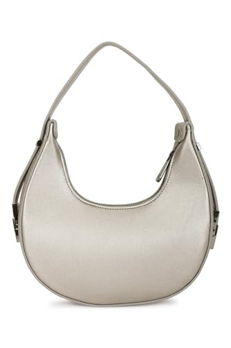 Van Heusen_Womens__Hobo Bag_(VWBGAWEVC00023_Silver_)