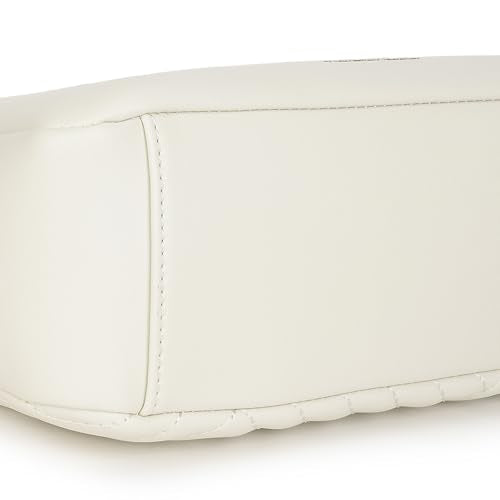 Fastrack StitchPlay Sling | Quilted Faux-Leather Women’s Handbag | Crossbody with 3 Compartments & Metal Strap | Sling for Everyday Carry