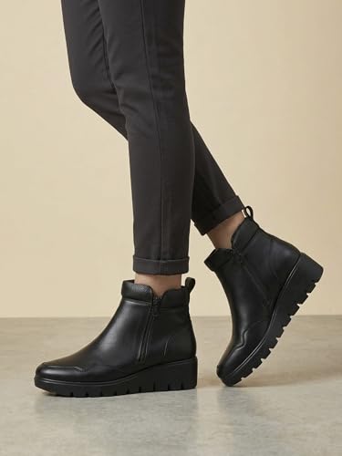 ELLE Women's Boot,Black,UK-6