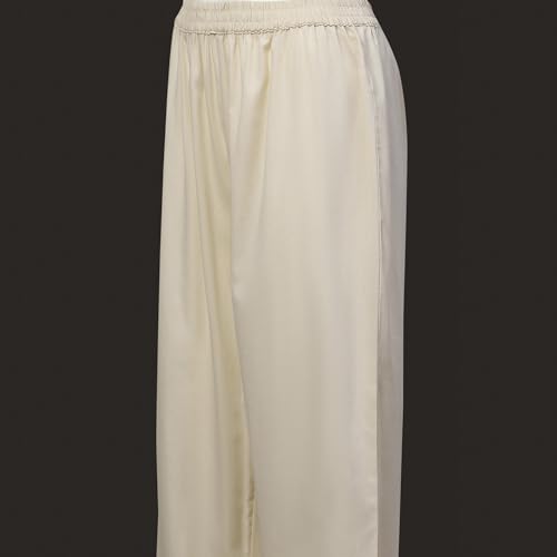 BIBA Women Off-White Cotton Silk Embroidered Kalidar Suit Set_42