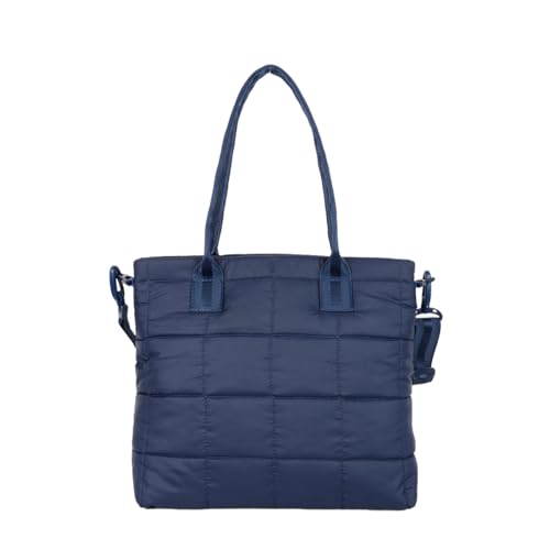 Baggit Women Blue Tote Handbag Large Size | Ladies Stylish Casual Purse Bag