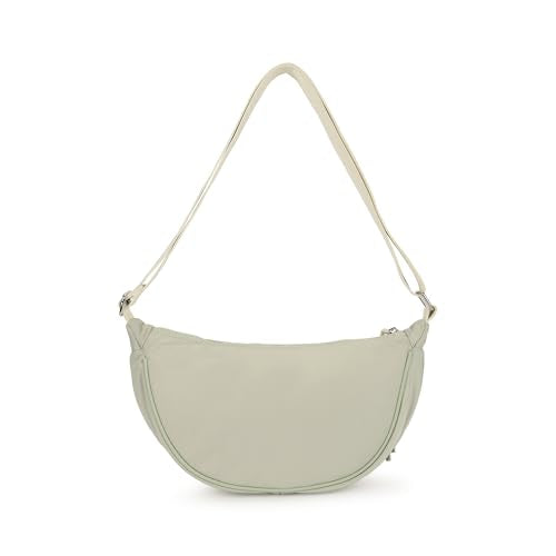 Fastrack Curve Sling | Women’s Nylon Sling Bag | Adjustable Webbing Strap, Spacious Main Compartment & Quick-Access Pockets