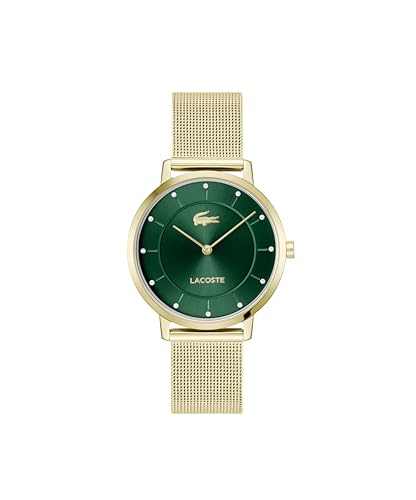 Lacoste Crocorigin Qtz Basic Slim Green Round Dial Women's Watch- 2001475