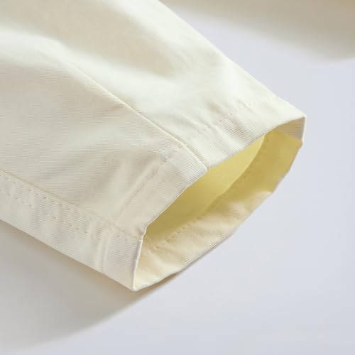 Hopscotch Girls Solid Print Beige Pants for Ages (4-5 Years)