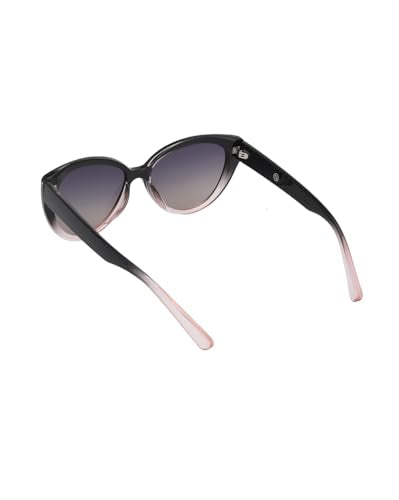 Black and Pink Toned with Polarised Cat Eye Sunglass for women