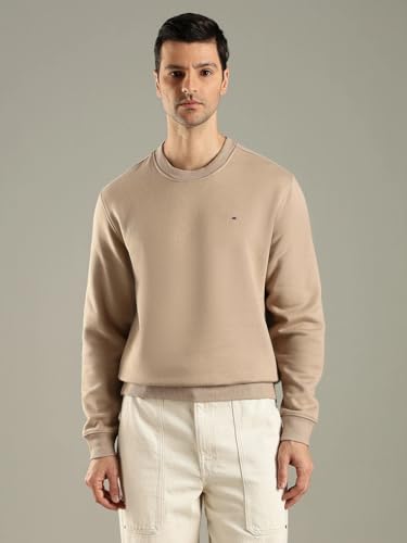 Tommy Hilfiger Solid Regular Fit Cotton Sweatshirt
