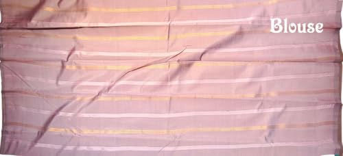 SREE KUMARAN Women's Kanchipuram Kubera Silk Pure Pattu Sarees | Unstitched Blouse (VSK3267-6)