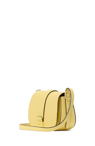kate spade new york Nouveau Textured Leather mini Saddle, Yuzu Jam