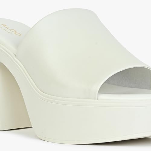 Aldo Maysee Women's White Block heel Sandals