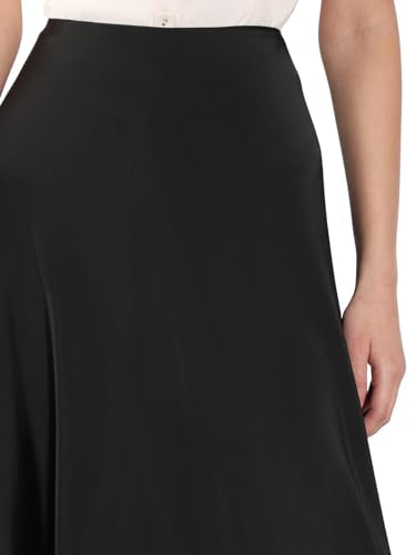 VERO MODA Women's Flared High-Rise Black Skirt