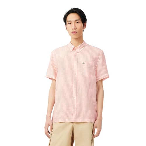 Regular Fit Short Sleeved Linen Shirt