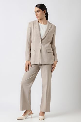 Van Heusen Women's Blazer (VWBZCRGF410735_Beige