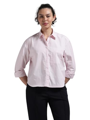 Striped Relaxed Fit Cotton Shirt