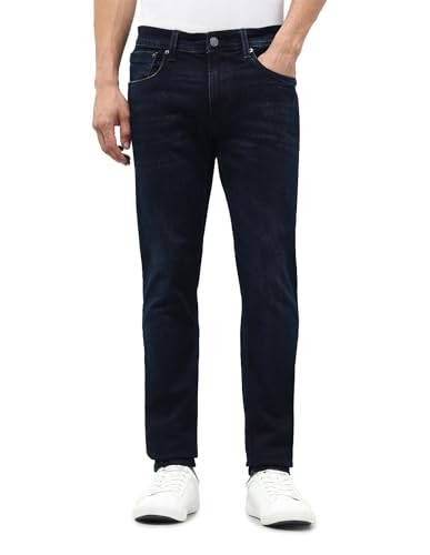 U.S. Polo Assn. Denim Co. Men's Brandon Slim Tapered Fit Blue Jeans (UDJEN1834_Blue_36)