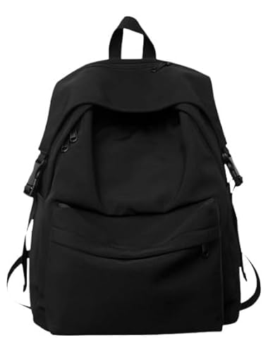 MUCHOVA Travel Bag for Women Medium Spacious Compartment Bag Practical Design Black Lightweight Backpack for Ladies (Black)
