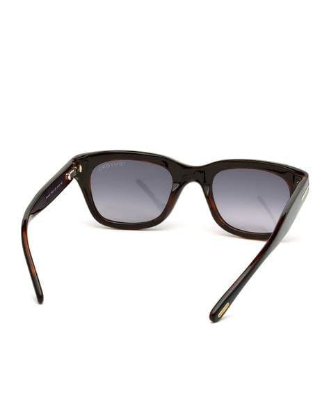 Tom Ford Women's Brownish Black Sunglasses, Grey Gradient 52mm Lens - Model: SNOWDON FT0237 05B