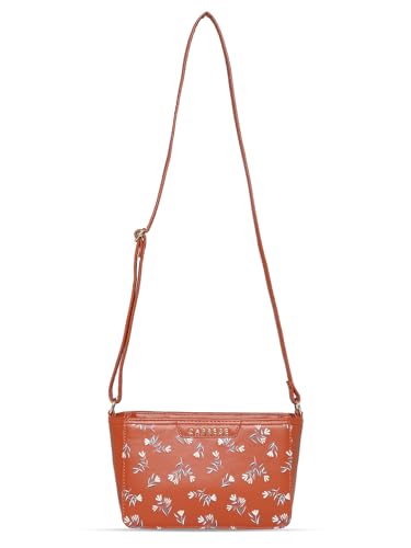 Caprese MERIDA SLING SMALL TAN PRINTED WOMEN'S HANDBAG