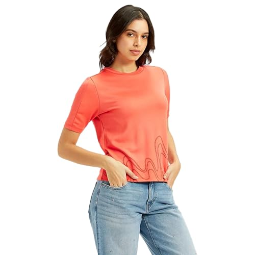 Levi's Women's Printed Regular Fit T-Shirt