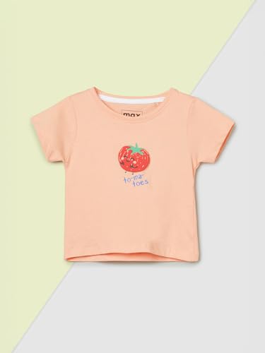 Max Girls Printed T-Shirt - Pack of 3 (Multicolour_18-24 M)