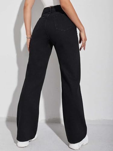 KOTTY Women’s Structured High Rise Wide Fit Denim-X4_KTTLADIESJEANS1004S
