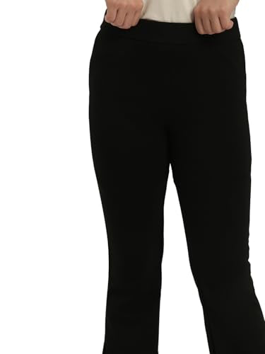 VERO MODA Girl Mid Rise Wide Leg Black Pants