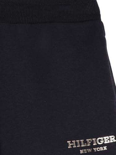 Tommy Hilfiger Girls Regular Fit Logo Mid Rise Shorts Blue