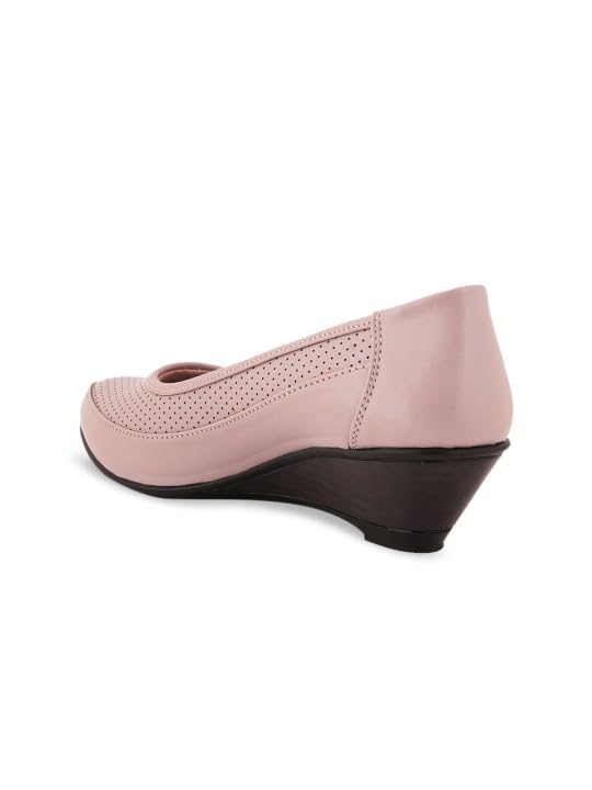 ELLE Women Pumps,Peach,UK-3