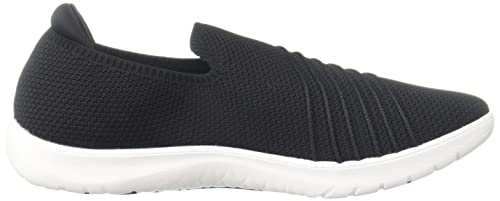 Clarks Women Adella Step Walking Shoe Black Knit UK-4