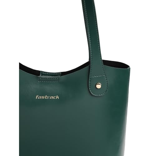 Fastrack College Tote Bag for Women, Girls and Ladies | Office Bag for Woman | Tote Bag with Button Closure