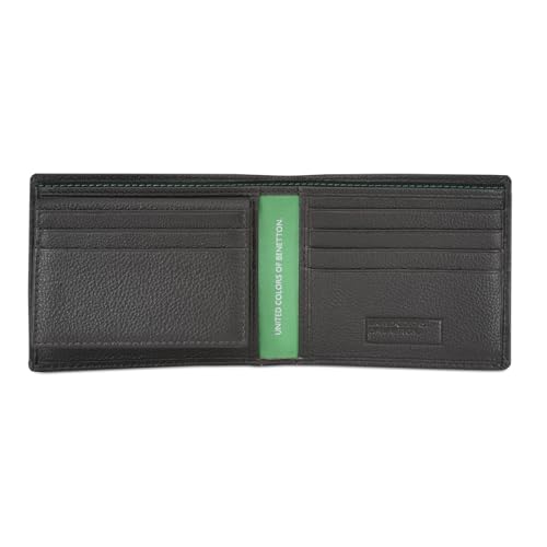 UNITED COLORS OF BENETTON Fenwick Leather Men's Casual Wear Two Fold Wallet (Brown, Free Size)