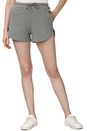 FOREVER 21 women's Boyfriend Shorts (598659_Grey