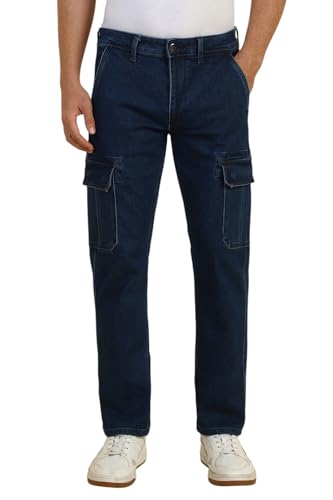 Allen Solly Men's Regular Jeans (ALDNACLFQ55598_Navy