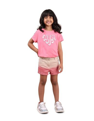 U.S. POLO ASSN. Girl's Boxer Shorts (UGSRT0127 Beige