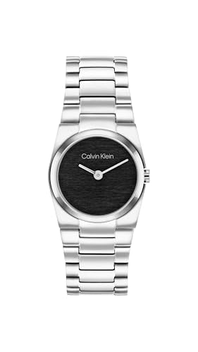 Calvin Klein Ck Unite Qtz Basic Slim Black Tonneau Dial Women's Watch- 25100121