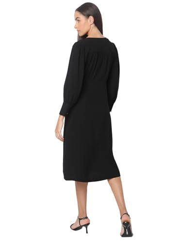 VERO MODA Women Black Fit and Flare Dress