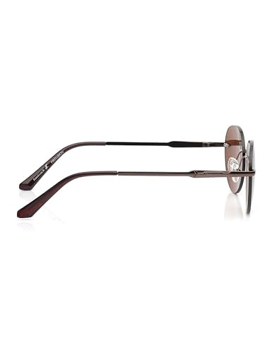 Fastrack Sunglasses |ROUND Brown |UV protected | Medium