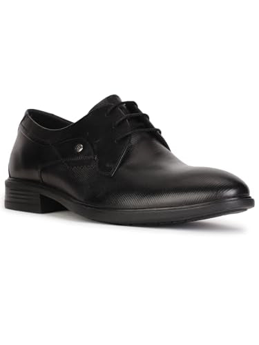 Hush Puppies New Zampa Derby E Men's Black Formal Shoes - 8 UK (8246070)