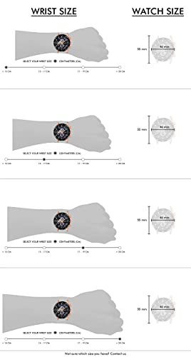 Sylvi Timegrapher Chronograph Watch for Men | Blue Dial Rose Gold Leather Strap Analog Wrist Watch, Working Sub-Dials, Date Display, Japanese Quartz, 3 ATM Water Resistant | 556 Blue RG