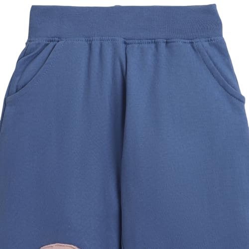 Hopscotch Boys Cotton Jogger Set In Pink Color For Ages (5-6 Years)