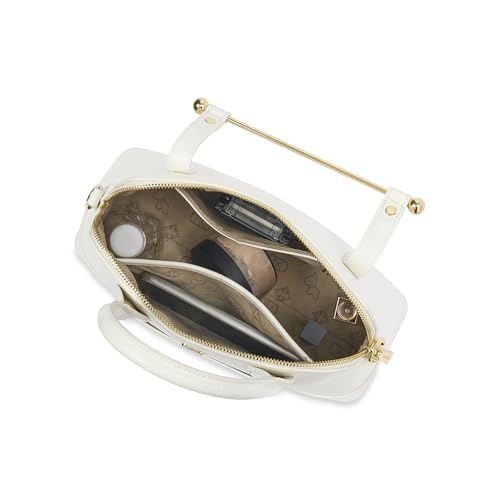 Akiki London Women's Salisbury 30 Small Handbag|comes with Pouch and Dangler|Statement Metal Details|Metal Handle|Office Handbag for Women