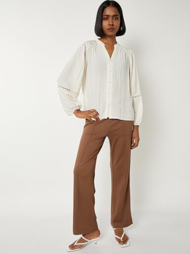 Max Women's Regular Shirt (RUS03B_Ivory