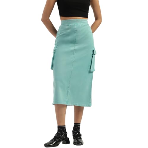 United Colors of Benetton Cotton Blend Skirt