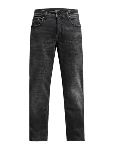 Jack & Jones Men's Regular Fit Low Rise Grey Jeans
