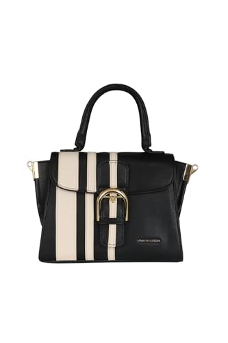Van Heusen Women Black Patterned Casual Handbag