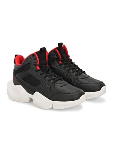 OFF LIMITS Transformer Black Glaze Boot Sneaker, Casual Shoe for Men, 7 UK