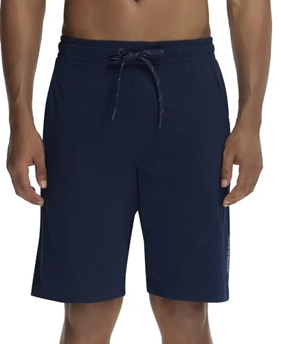 Jockey Men's Cotton Shorts (SP26-0103-NAVY Navy L)